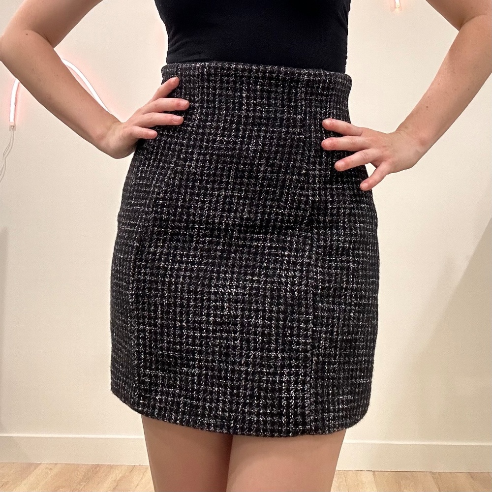 & Other Stories high waisted mini skirt